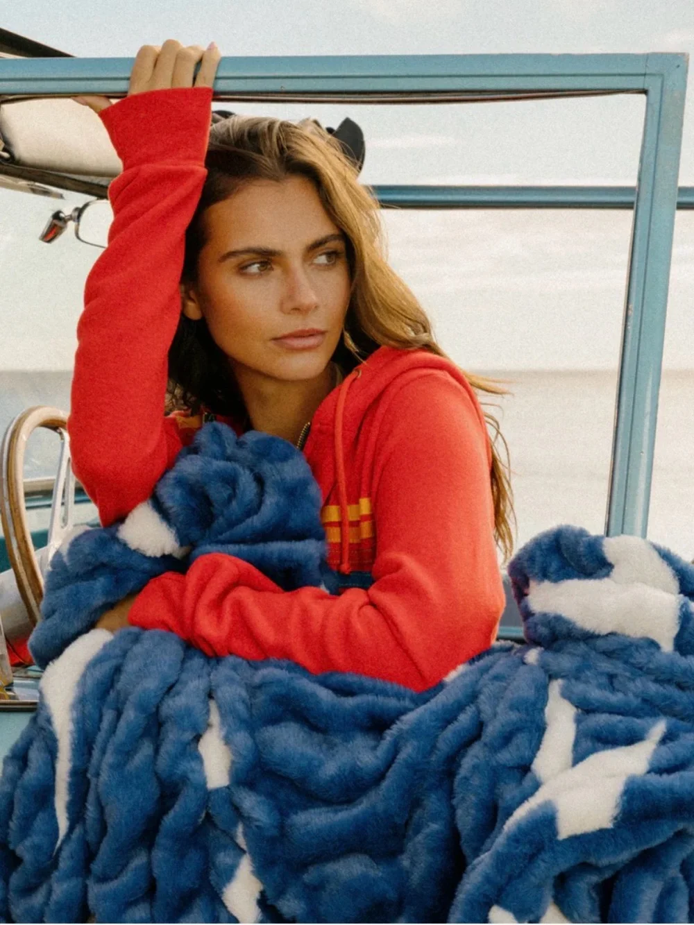 NWT Aviator Nation x Lola Blanket 